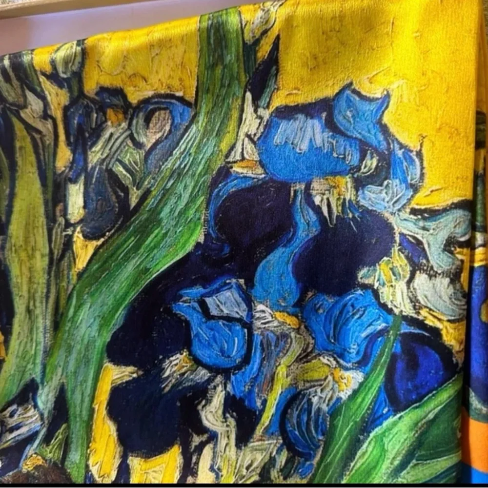 Van Gogh Irises Silk Scarf